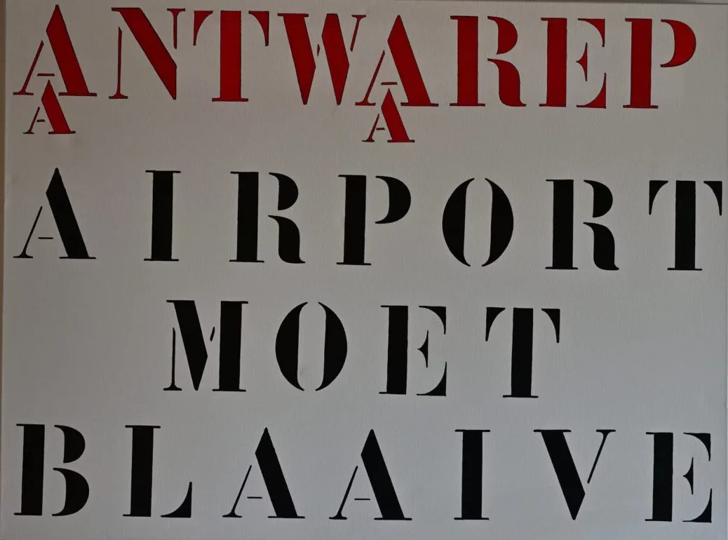 Antwaarep airport moet blaaive